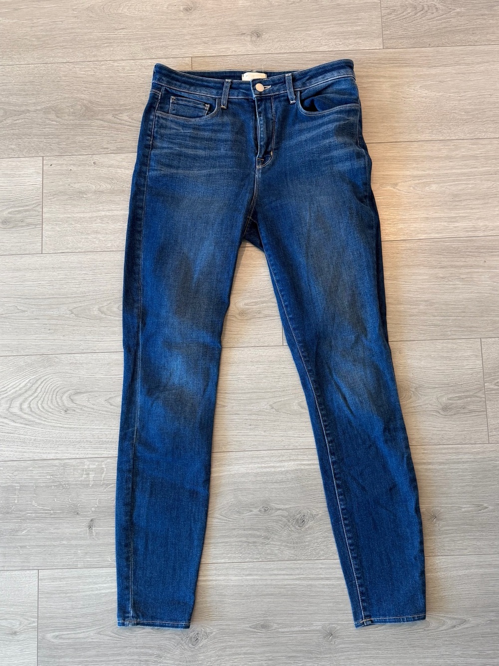 L’Agence Marguerite skinny jean in Columbia , worn 2x